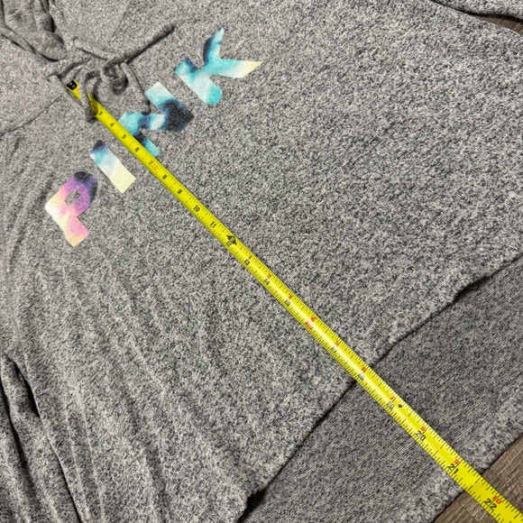 PINK By Victorias Secret Grey Hoodie Size Small - Picture 3 of 7